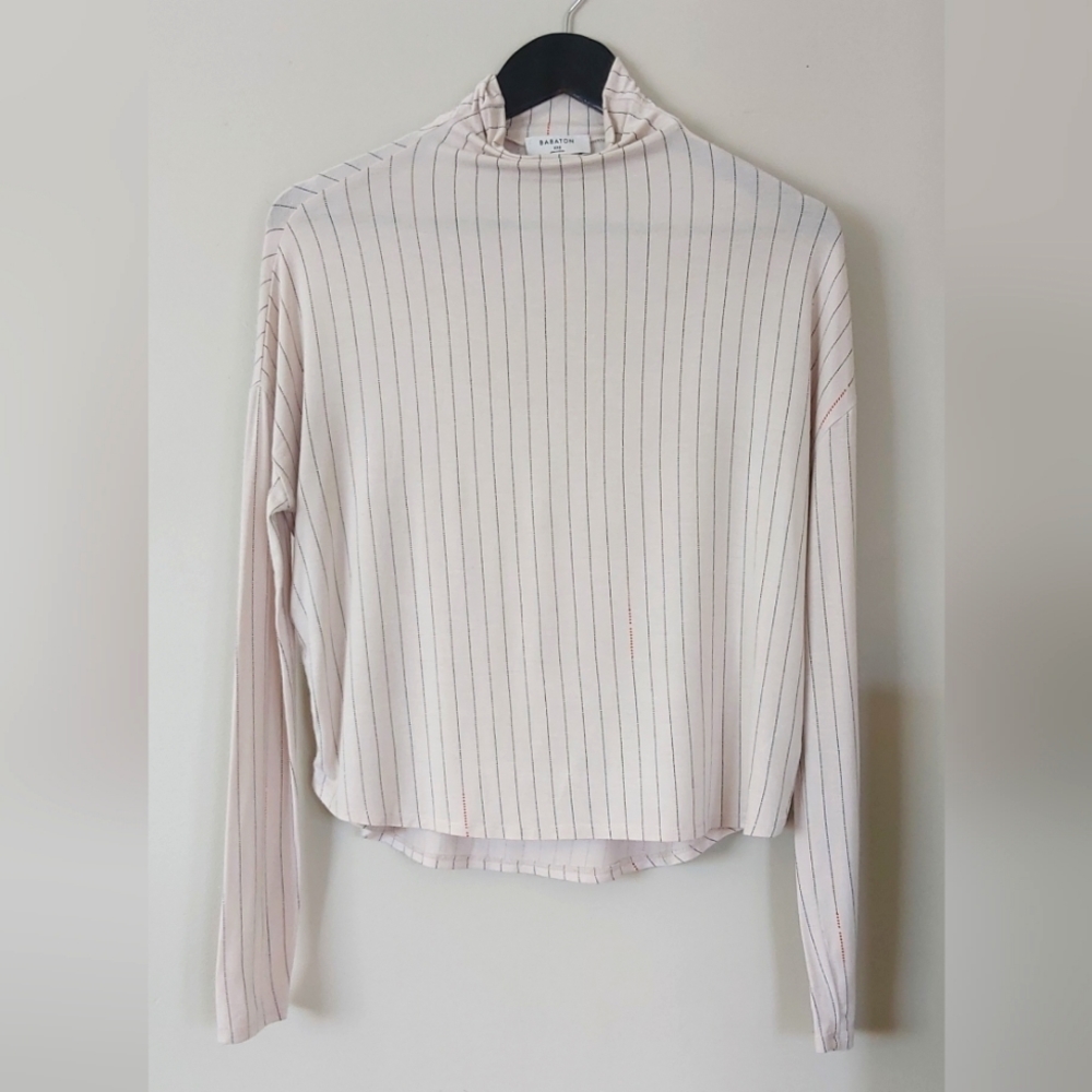BABATON long sleeve high neck super soft top  sz xxs stretch